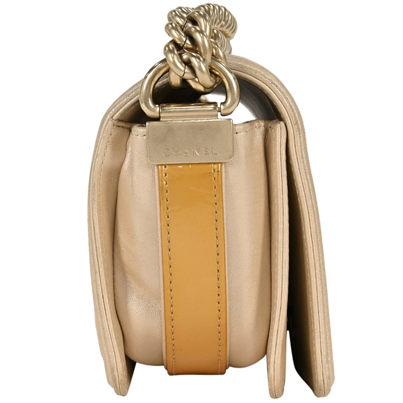 Chanel CC Coco Braided Yellow Bag Mark Crossbody Shoulder Leather - Picture 1 of 14